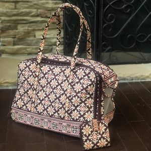 Vera Bradley Pet carrier and matching wallet